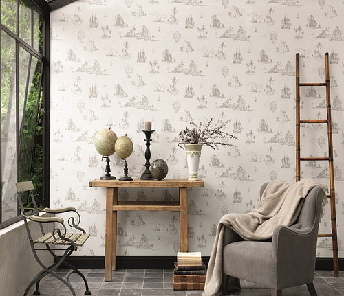 Обои Casadeco So White 2 SWI22959118