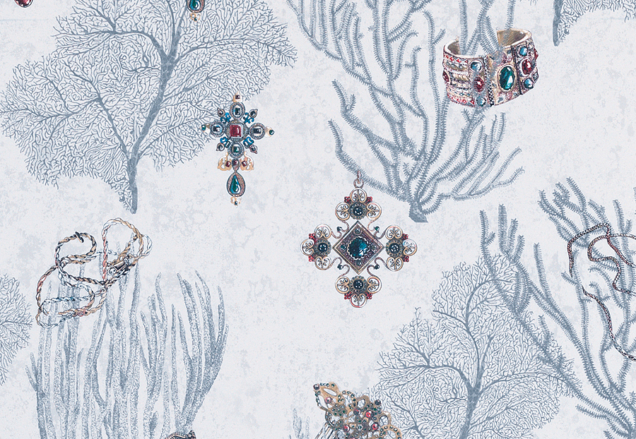Обои Matthew Williamson Deya Collection W7262-04
