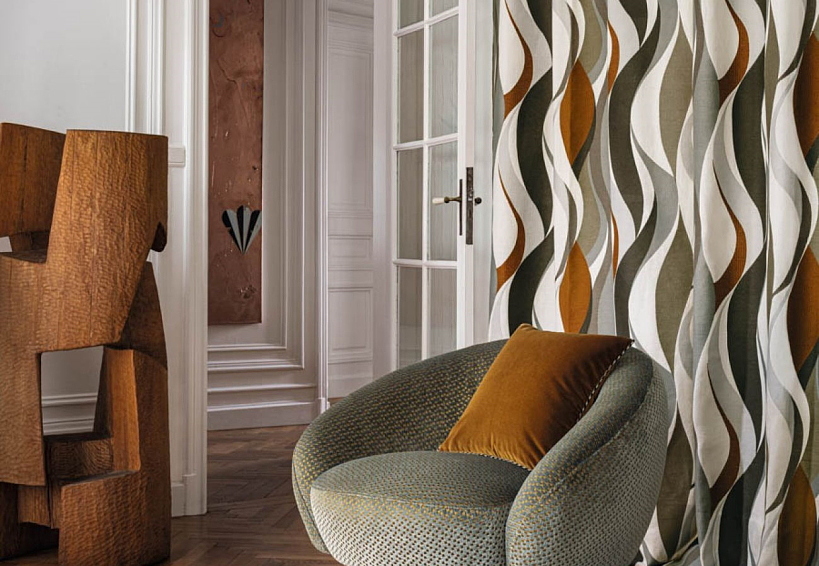 Ткань Casamance Ritournelle 48260154