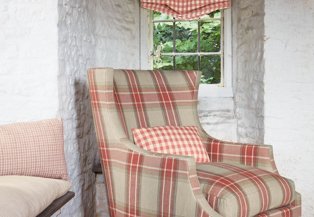 Ткань Colefax and Fowler Lamorna Checks & Stripes F4761-03