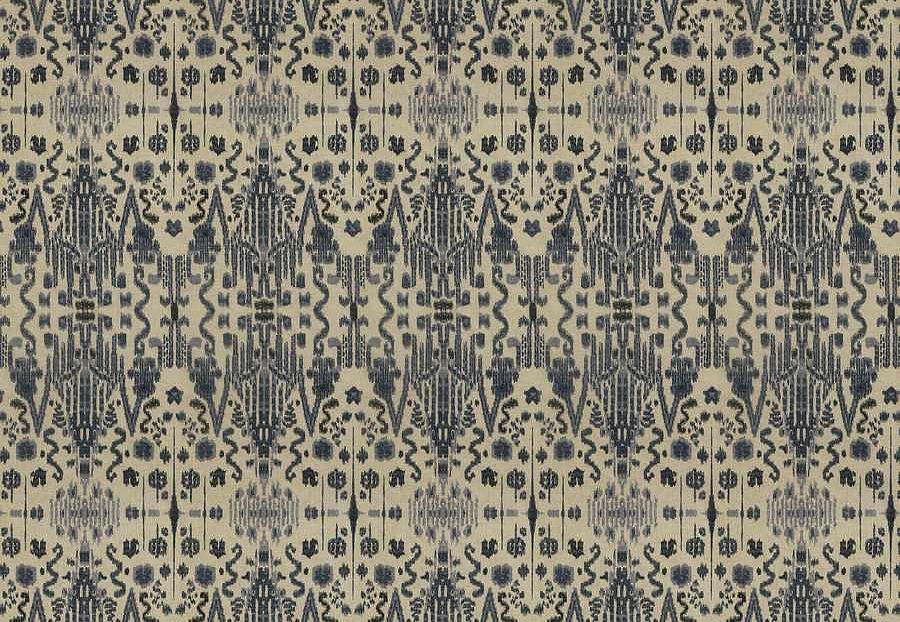 Ткань Fabricut Natural Nuances Vignettes Night Nunki/Indigo