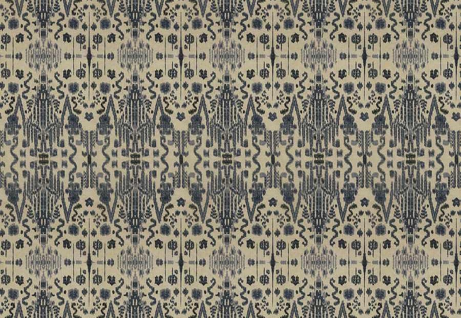 Ткань Fabricut Natural Nuances Vignettes Night Nunki/Indigo