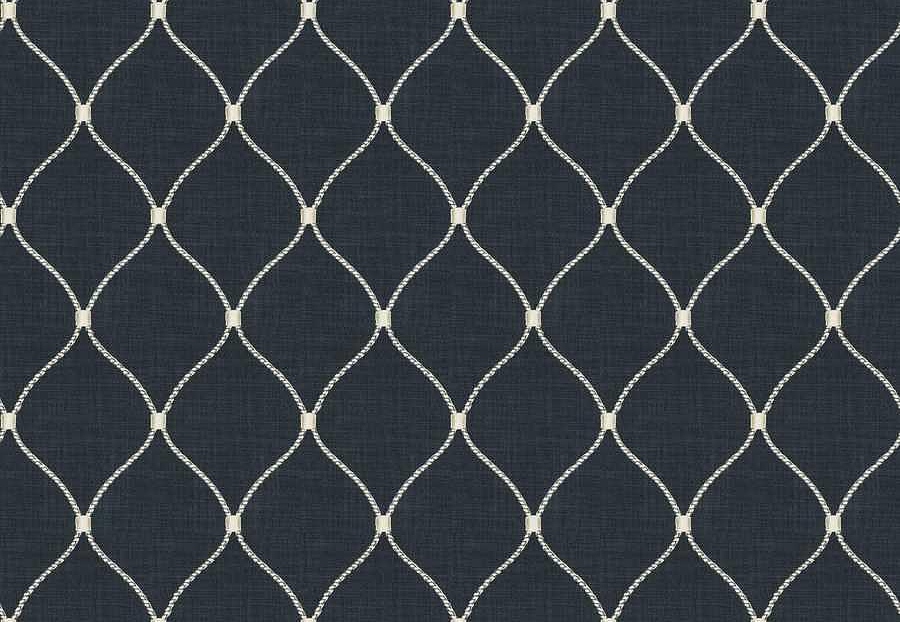 Ткань Fabricut Natural Nuances Vignettes Night JalapOgee/Indigo