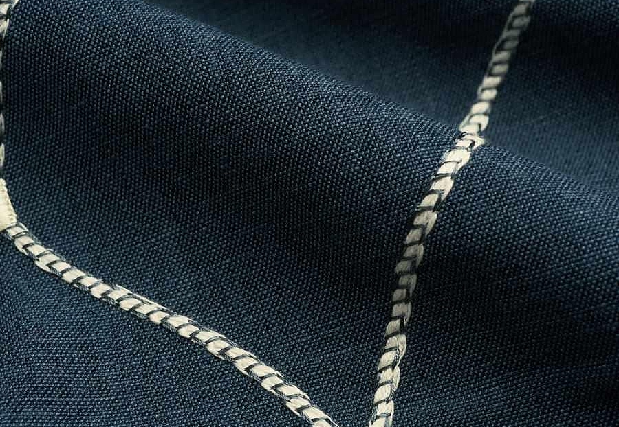 Ткань Fabricut Natural Nuances Vignettes Night JalapOgee/Indigo