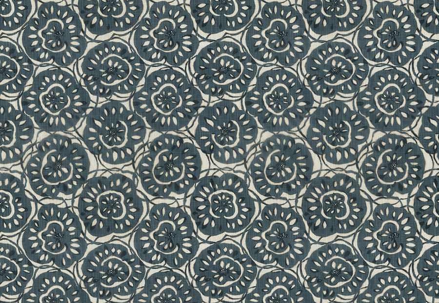 Ткань Fabricut Natural Nuances Vignettes Night Tevel/Ocean