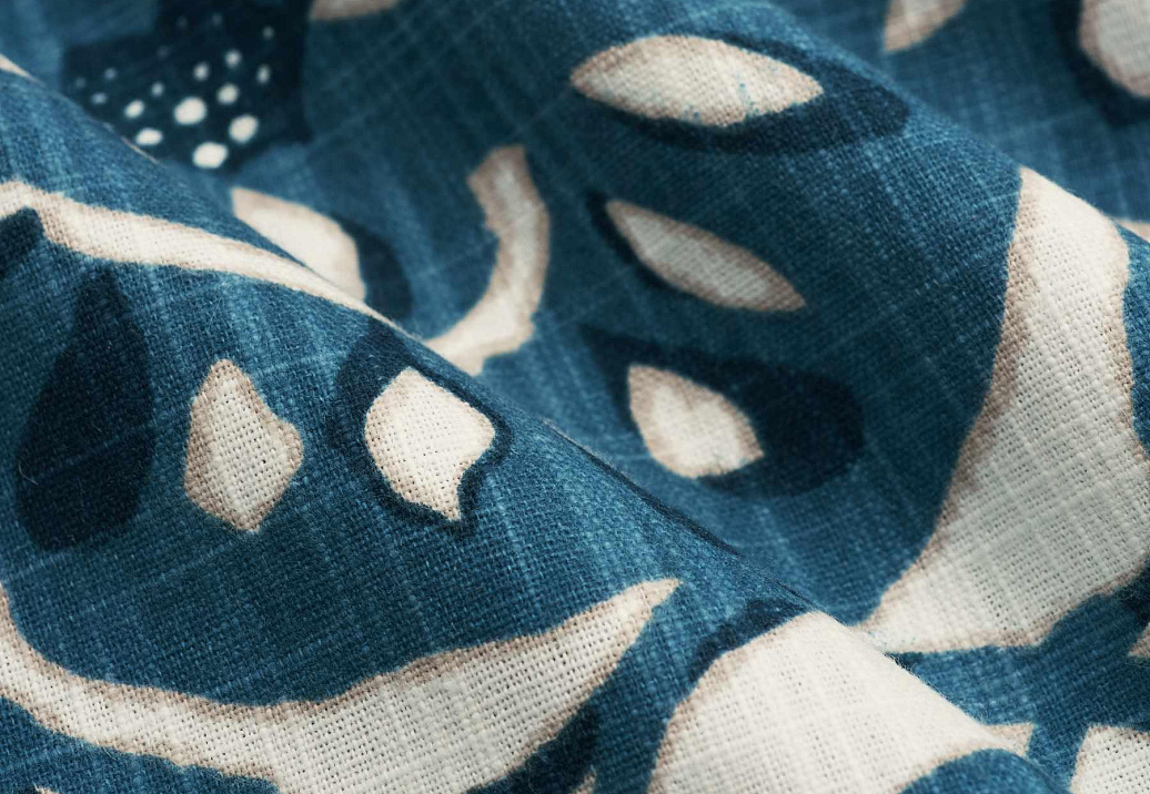 Ткань Fabricut Natural Nuances Vignettes Night Tevel/Ocean