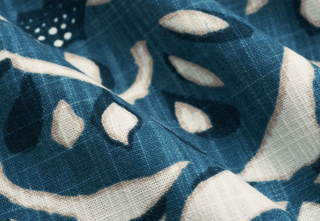 Ткань Fabricut Natural Nuances Vignettes Night Tevel/Ocean