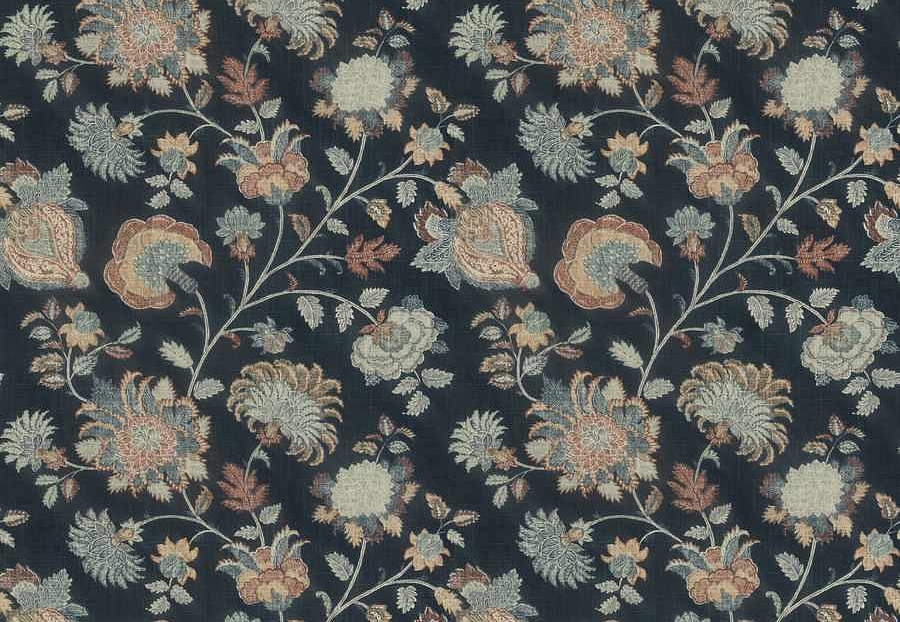 Ткань Fabricut Natural Nuances Vignettes Night Meryta/Indigo