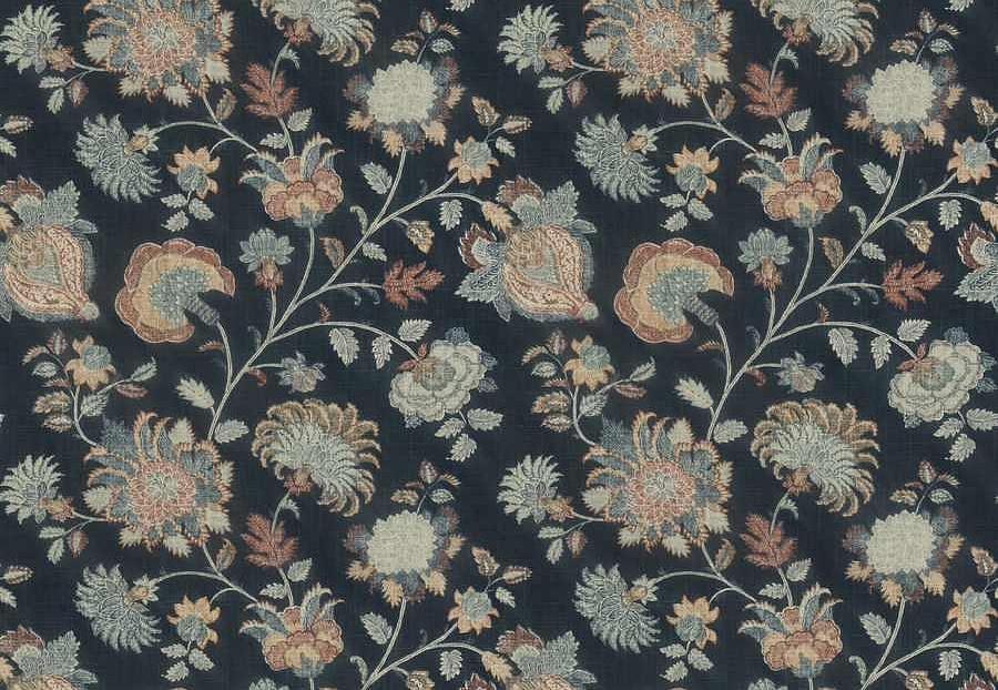 Ткань Fabricut Natural Nuances Vignettes Night Meryta/Indigo