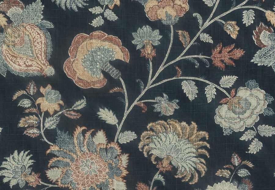 Ткань Fabricut Natural Nuances Vignettes Night Meryta/Indigo