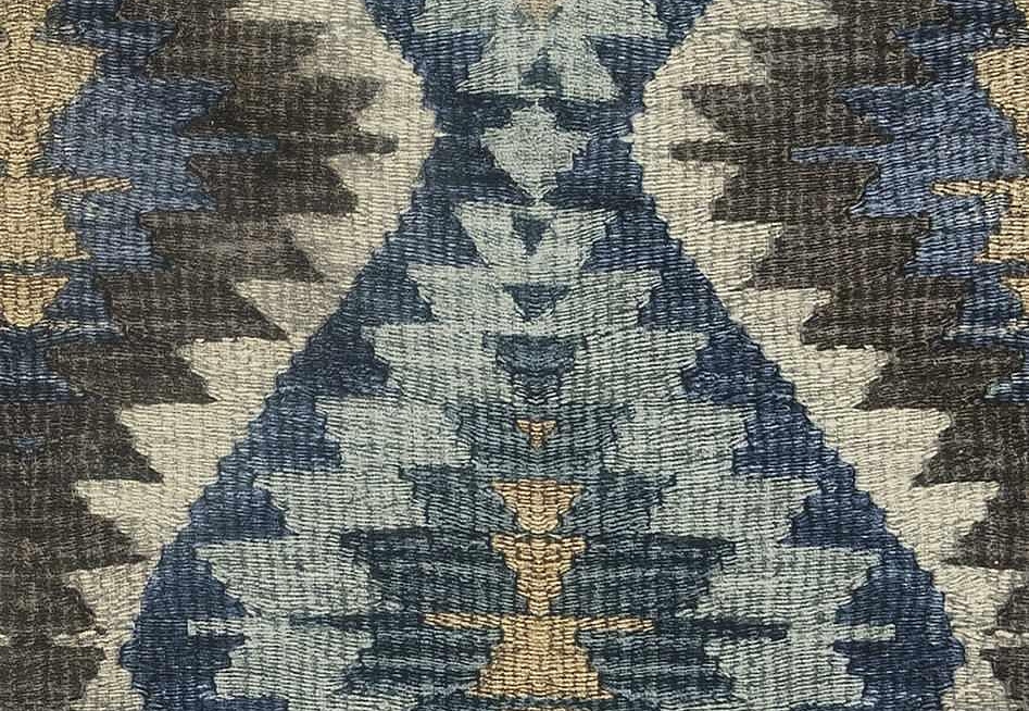 Ткань Fabricut Natural Nuances Vignettes Night ParodiaKilim/Indigo