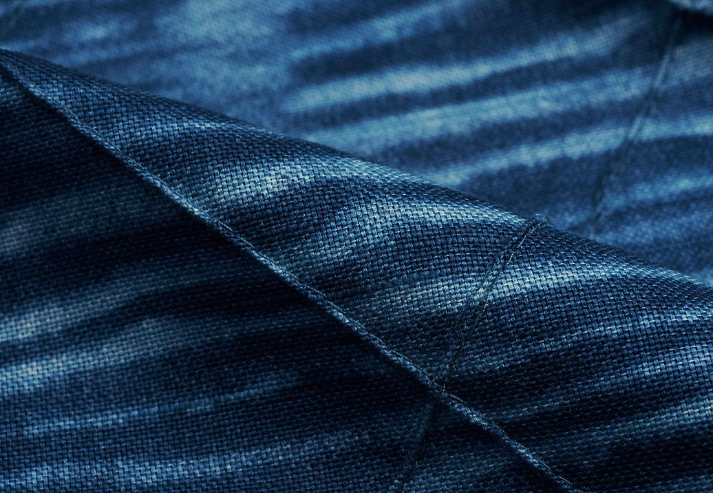 Ткань Fabricut Natural Nuances Vignettes Night Fasciata/Navy