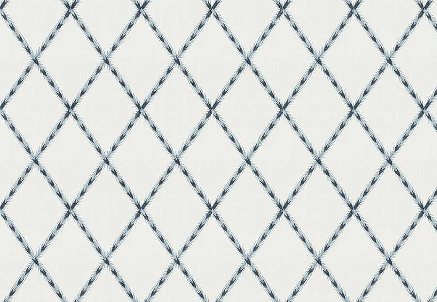 Ткань Fabricut Natural Nuances Vignettes Night SedumDiamond/Wedgwood