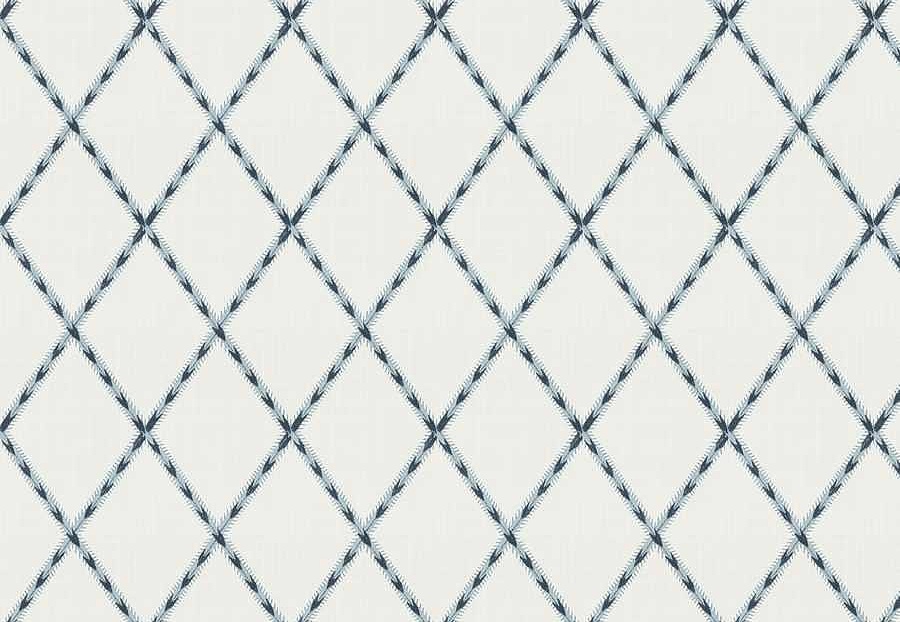 Ткань Fabricut Natural Nuances Vignettes Night SedumDiamond/Wedgwood