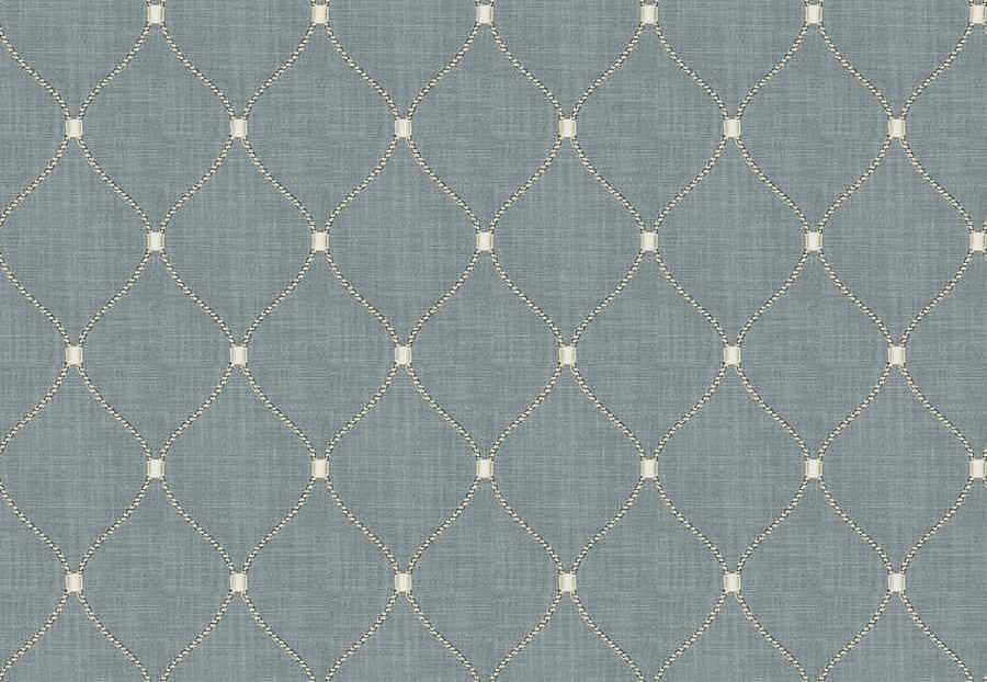 Ткань Fabricut Natural Nuances Vignettes Night JalapOgee/Chambray
