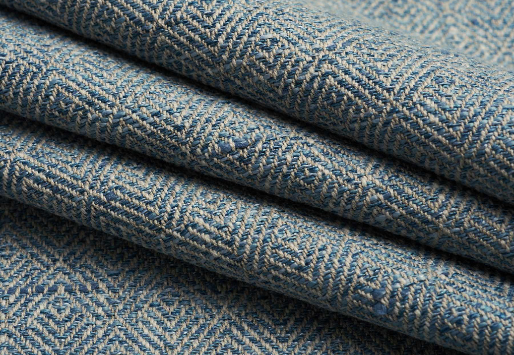 Ткань Fabricut Natural Nuances Vignettes Night Bayberry/Delft