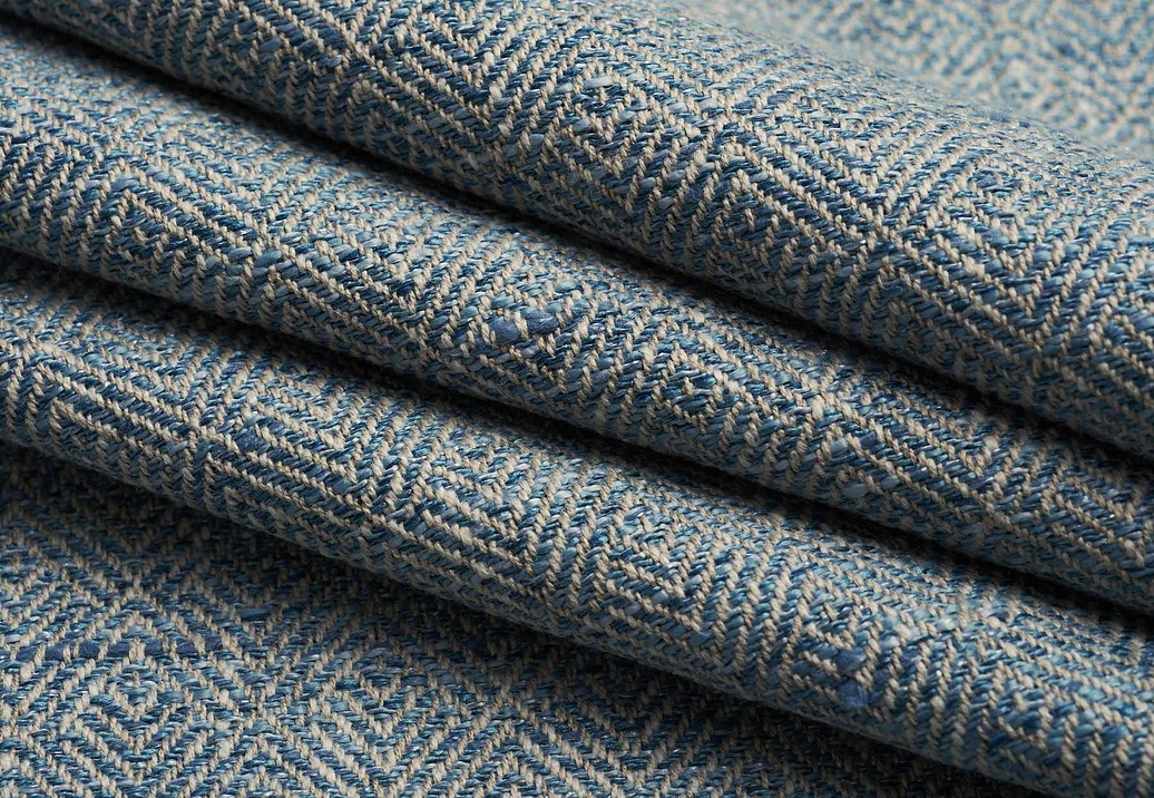 Ткань Fabricut Natural Nuances Vignettes Night Bayberry/Delft
