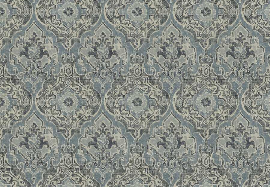 Ткань Fabricut Natural Nuances Vignettes Night MirbeckKilim/Chambray