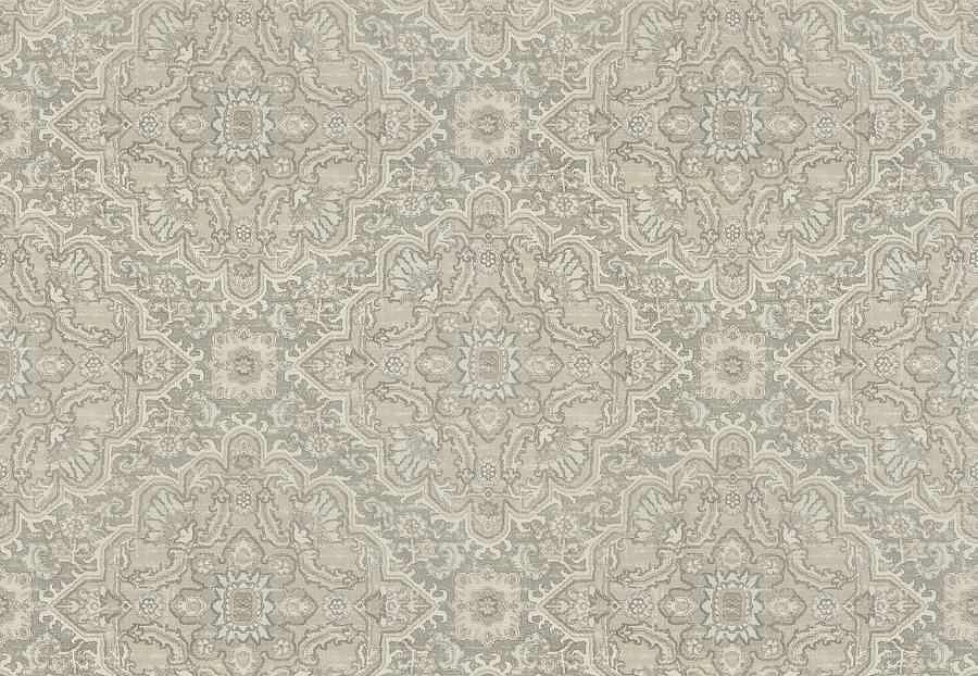 Ткань Fabricut Natural Nuances Vignettes Oyster BigleafKilim/Flint