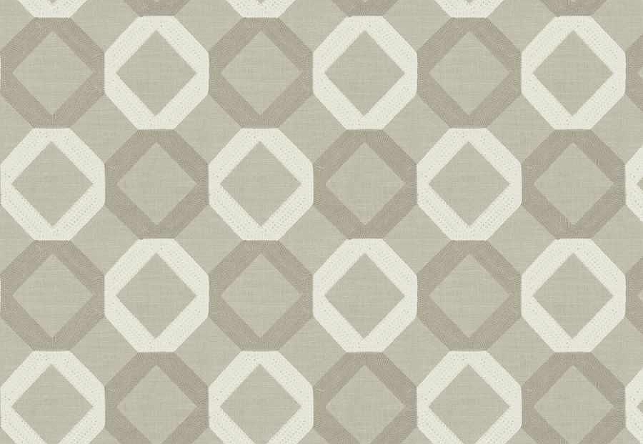 Ткань Fabricut Natural Nuances Vignettes Oyster Deranosa/Pebble
