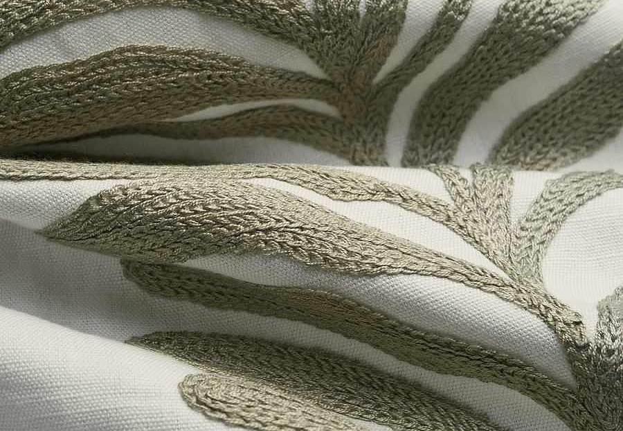 Ткань Fabricut Natural Nuances Vignettes Oyster Grevillea/Quarry