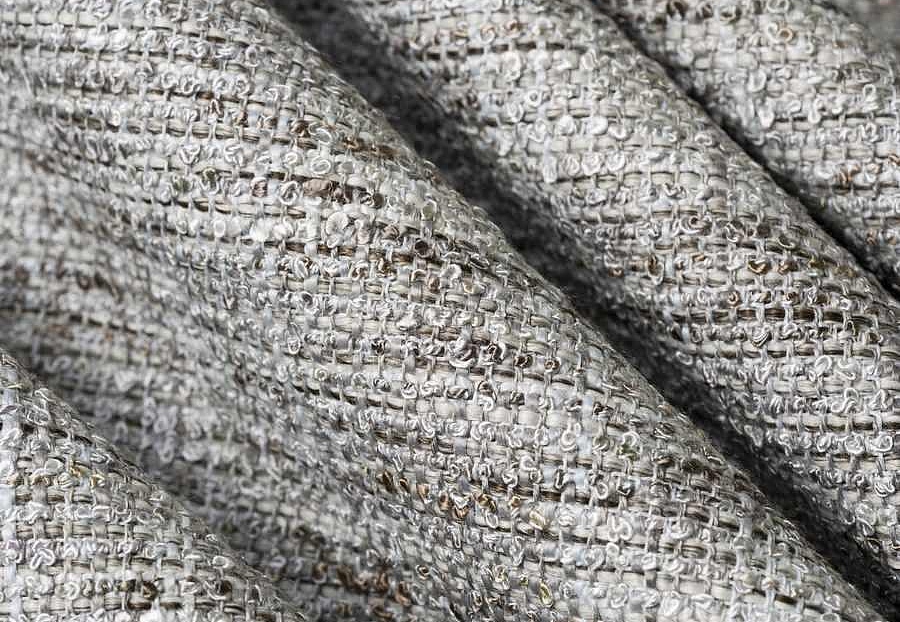 Ткань Fabricut Natural Nuances Vignettes Oyster AlovernBoucle/Silver