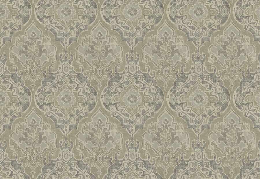 Ткань Fabricut Natural Nuances Vignettes Oyster MirbeckKilim/Cloud