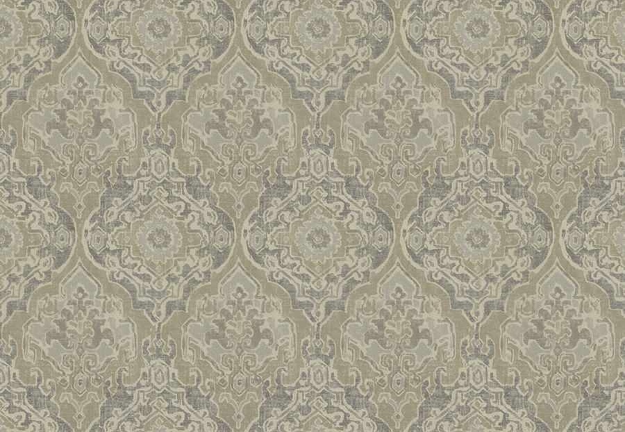 Ткань Fabricut Natural Nuances Vignettes Oyster MirbeckKilim/Cloud