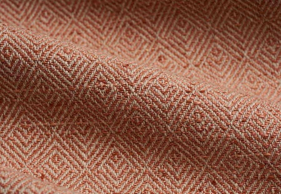 Ткань Fabricut Natural Nuances Vignettes Clay Bayberry/Coral
