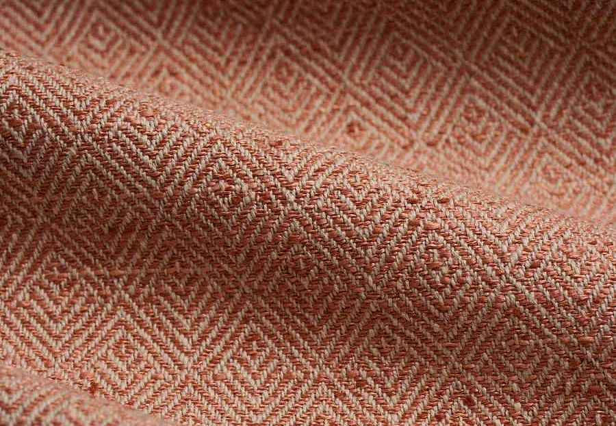 Ткань Fabricut Natural Nuances Vignettes Clay Bayberry/Coral