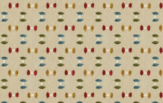 Американская ткань Fabricut, коллекция Natural Nuances Vignettes Clay, артикул GewaFray/Confetti