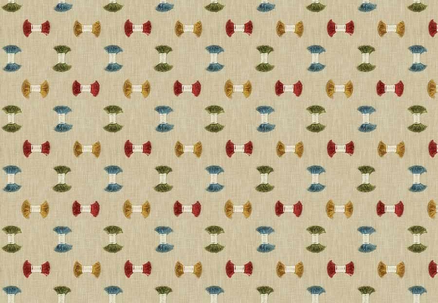Ткань Fabricut Natural Nuances Vignettes Clay GewaFray/Confetti