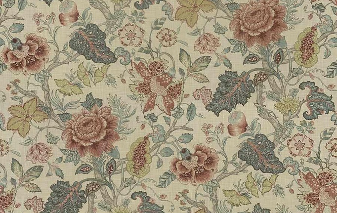 Американская ткань Fabricut, коллекция Natural Nuances Vignettes Clay, артикул Papyrifa/Primary