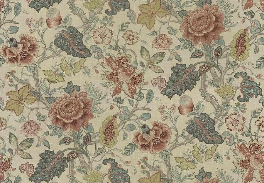 Ткань Fabricut Natural Nuances Vignettes Clay Papyrifa/Primary