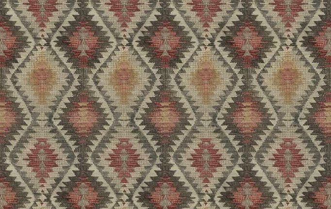 Американская ткань Fabricut, коллекция Natural Nuances Vignettes Clay, артикул ParodiaKilim/Rosewood