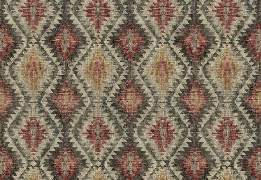 Ткань Fabricut Natural Nuances Vignettes Clay ParodiaKilim/Rosewood