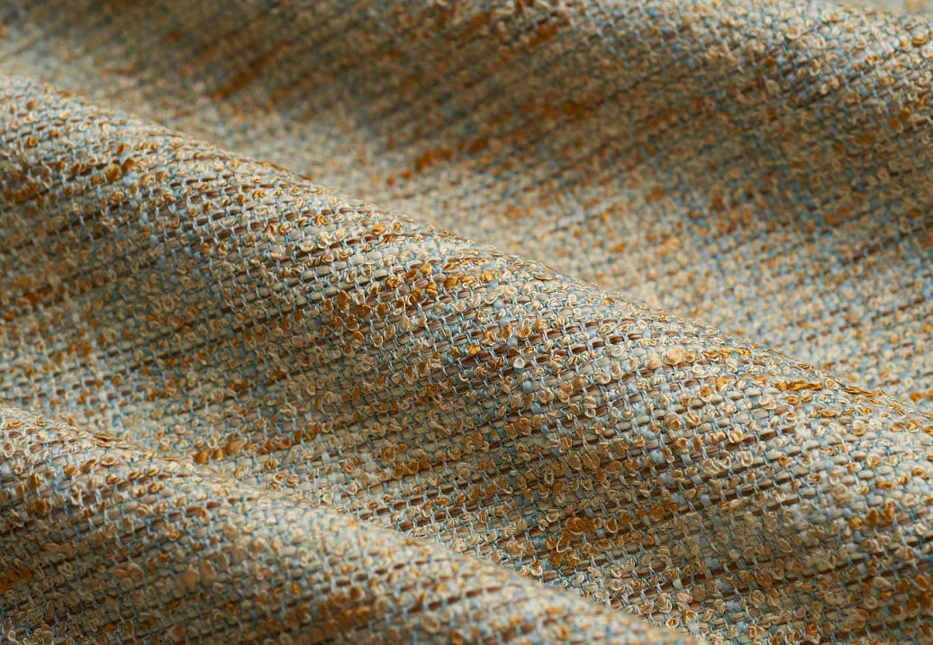 Ткань Fabricut Natural Nuances Vignettes Clay AlovernBoucle/AmberSky