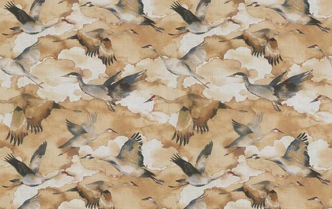 Американская ткань Fabricut, коллекция Natural Nuances Vignettes Clay, артикул Flybird/Amber
