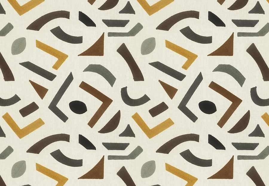 Ткань Fabricut Natural Nuances Vignettes Java Crassula/Toffee