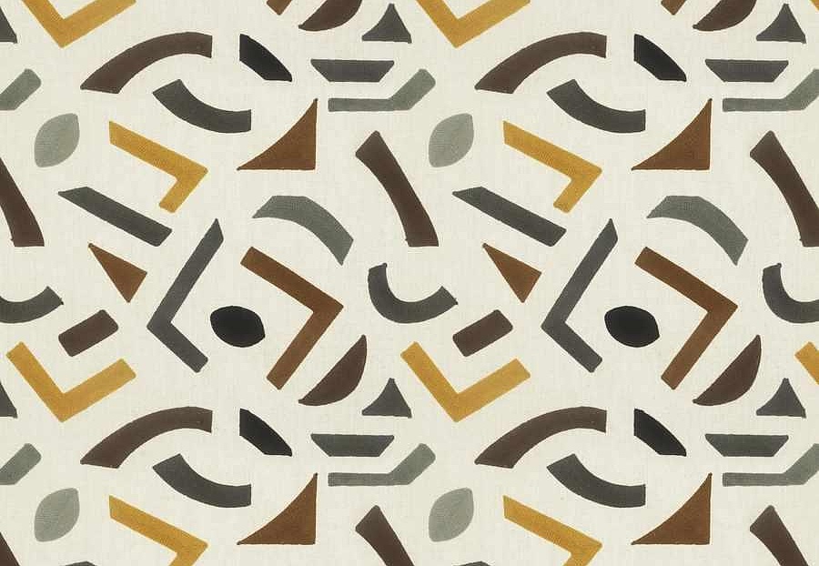 Ткань Fabricut Natural Nuances Vignettes Java Crassula/Toffee
