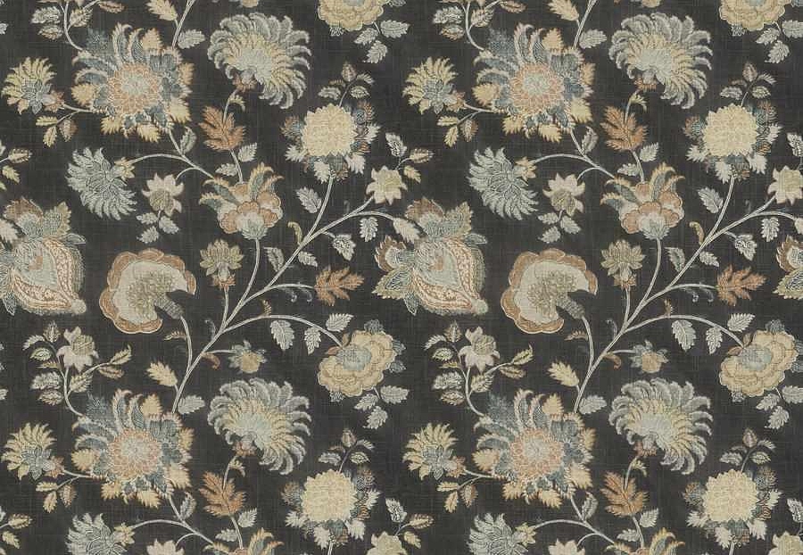 Ткань Fabricut Natural Nuances Vignettes Java Meryta/Graphite