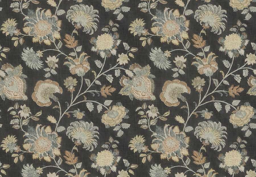 Ткань Fabricut Natural Nuances Vignettes Java Meryta/Graphite