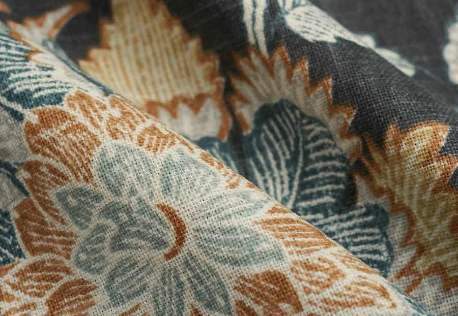 Ткань Fabricut Natural Nuances Vignettes Java Meryta/Graphite