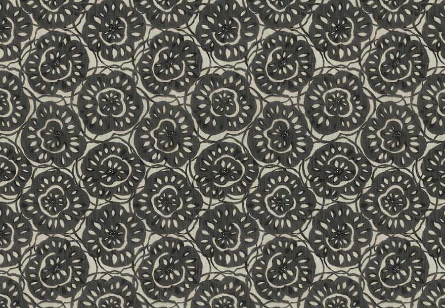 Ткань Fabricut Natural Nuances Vignettes Java Tevel/Graphite
