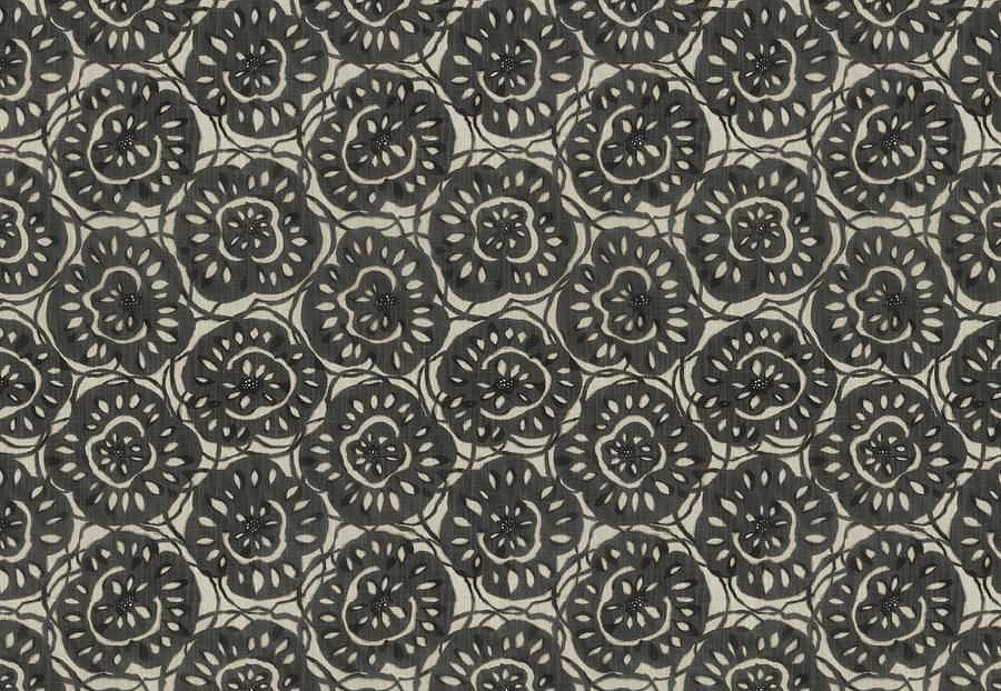 Ткань Fabricut Natural Nuances Vignettes Java Tevel/Graphite