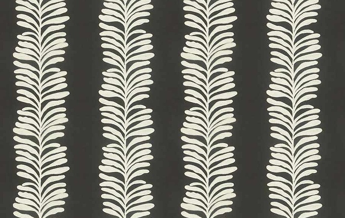 Американская ткань Fabricut, коллекция Natural Nuances Vignettes Java, артикул Grevillea/ClassicCharcoal
