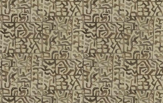 Американская ткань Fabricut, коллекция Natural Nuances Vignettes Java, артикул Areca/Cognac