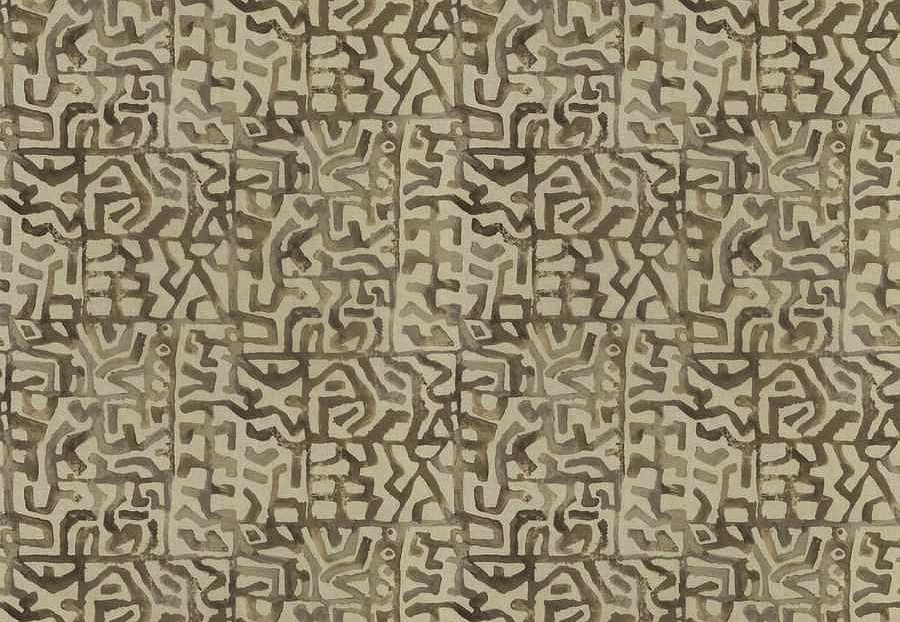 Ткань Fabricut Natural Nuances Vignettes Java Areca/Cognac