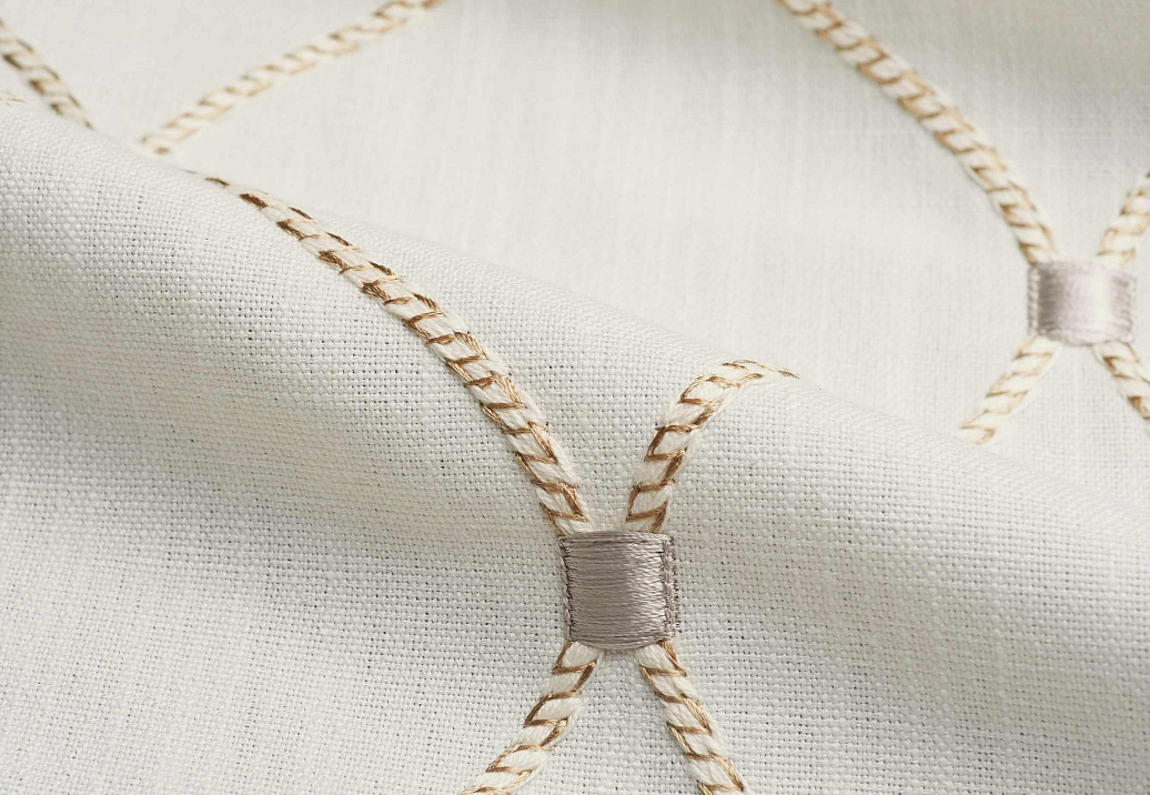 Ткань Fabricut Natural Nuances Vignettes Java JalapOgee/Cream
