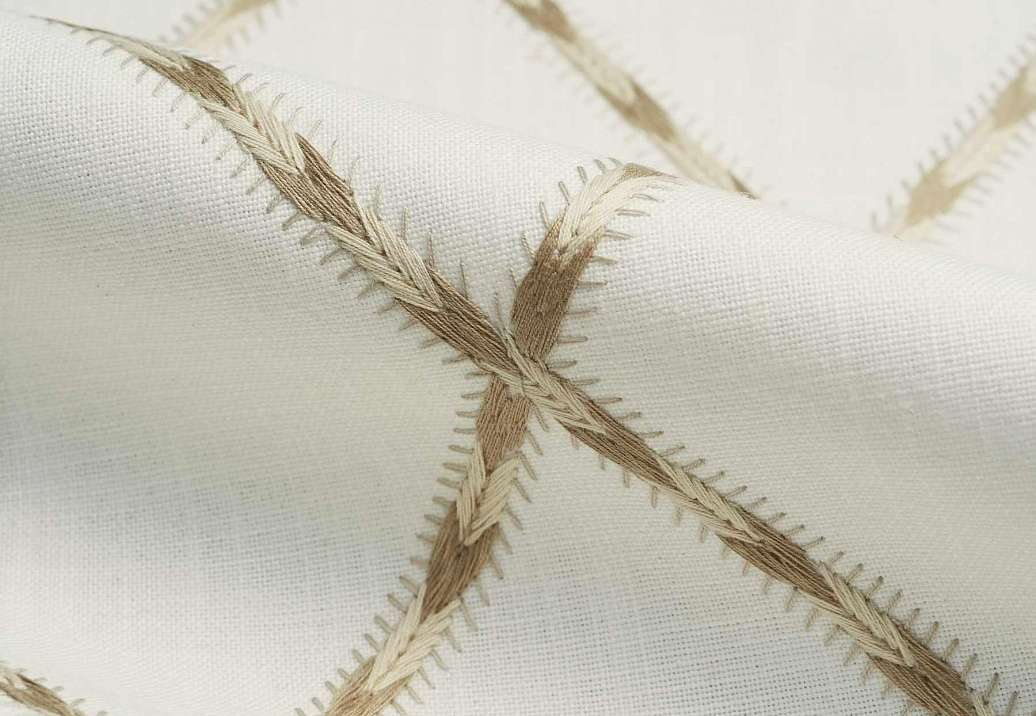 Ткань Fabricut Natural Nuances Vignettes Java SedumDiamond/Linen